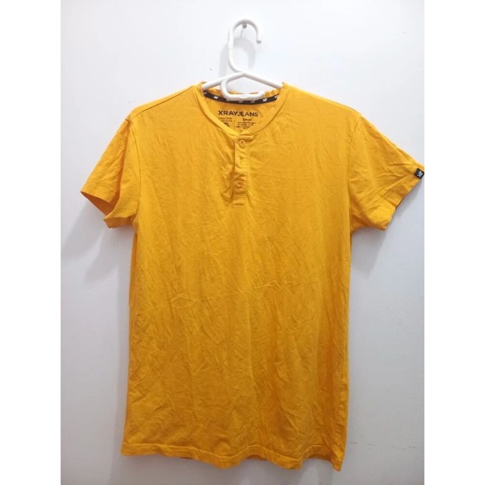 Xray Jeans Men's Short Sleeve Henley Tee